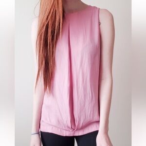 Zara Basic Sleeveless Tank Blouse Pink size XS